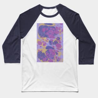 Ebru colored paper texture Baseball T-Shirt